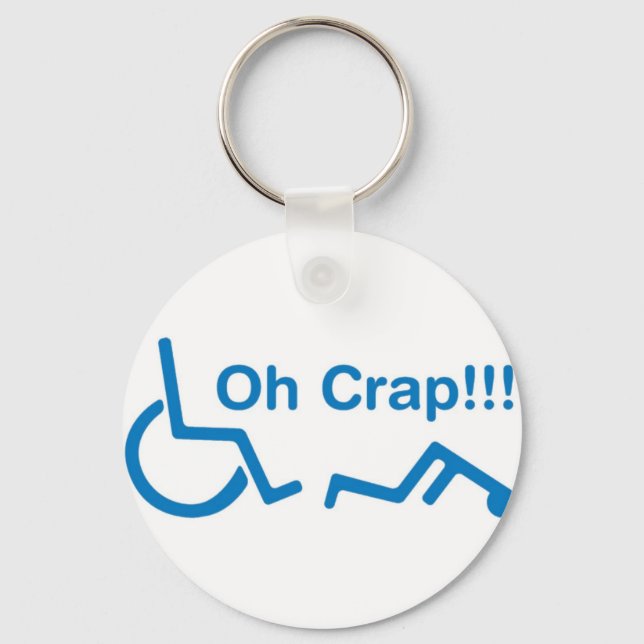oh crap key ring (Front)