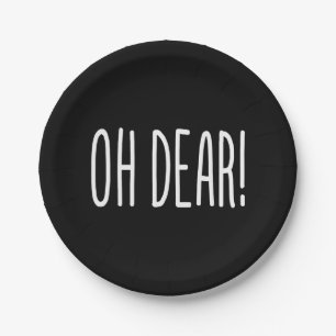 OH DEAR! PAPER PLATE