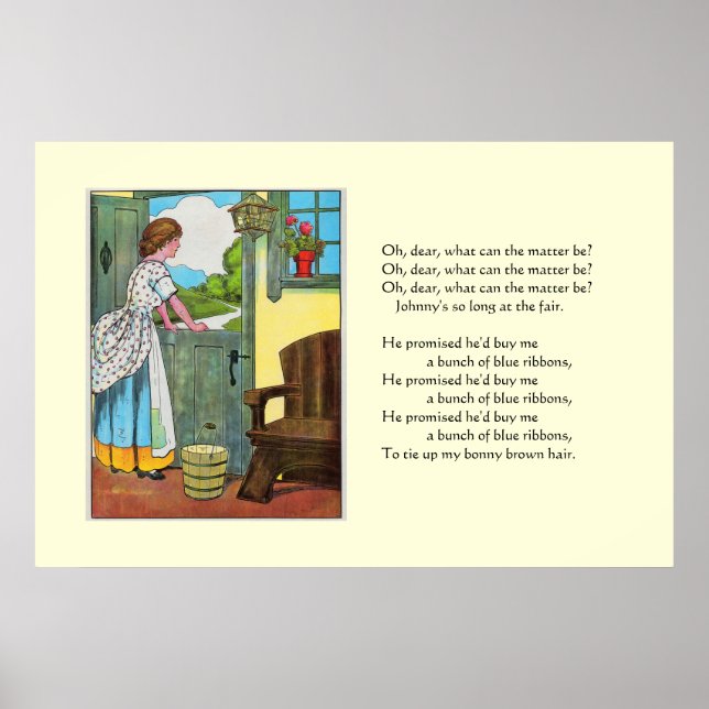 Oh, dear, what can the matter be? poster (Front)