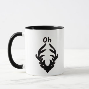 Oh Deer Artistic Clean Style Mug