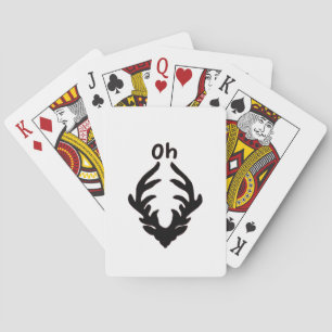 Oh Deer Artistic Clean Style Playing Cards