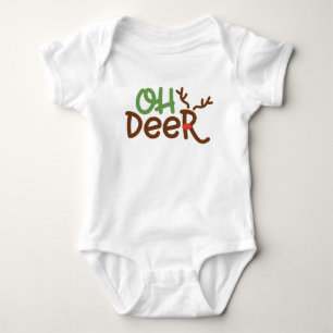 Oh Deer Baby Outfit – Cute Holiday Baby Bodysuit
