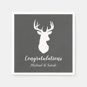 Oh Deer Baby Shower Country Lodge Napkin