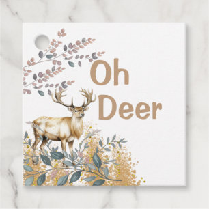 Oh Deer Baby Shower Favour Tags