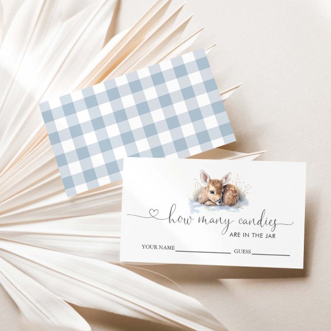 Oh Deer Baby Shower Guess How Many Candies Enclosure Card (Creator Uploaded)