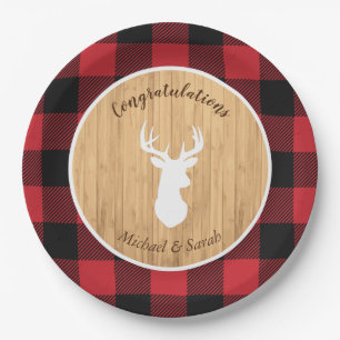 Oh Deer Baby Shower Paper Plate