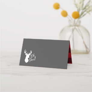 Oh Deer Baby Shower Place Card