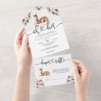 Oh Deer Baby Shower Watercolor Floral