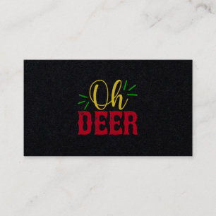 Oh Deer Business Card