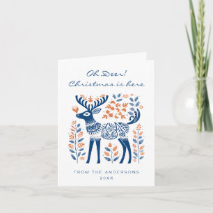 Oh Deer Christmas  Card