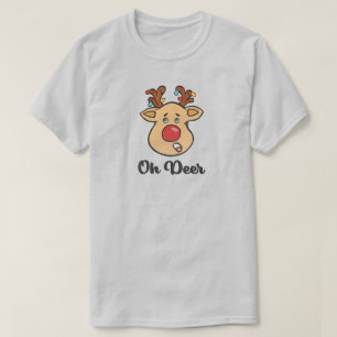 Oh Deer Christmas Holiday T-Shirt