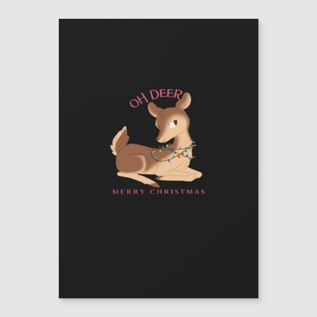 Oh Deer Christmas Modern Design  (Front)