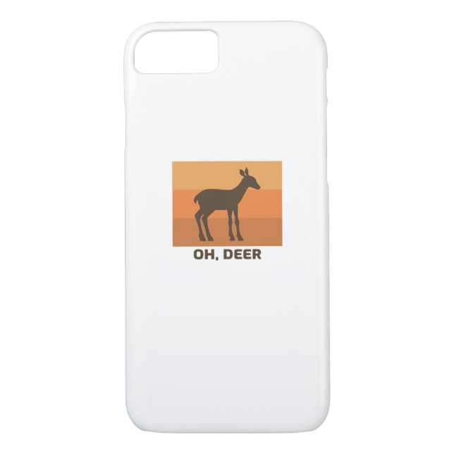 Oh Deer Classic Simple Design  Case-Mate iPhone Case (Back)