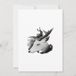 Oh Deer Classic Style Holiday Card