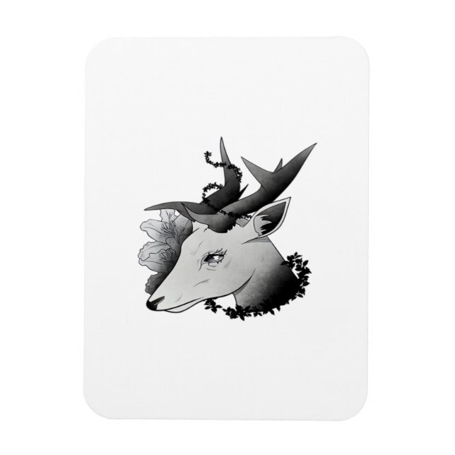 Oh Deer Classic Style  Magnet (Vertical)