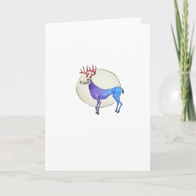 Oh Deer Clean Graphic Style Card (Front)