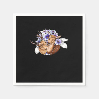 Oh Deer Clean Minimal Style Napkin