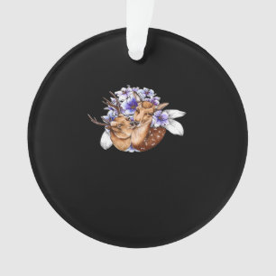 Oh Deer Clean Minimal Style Ornament