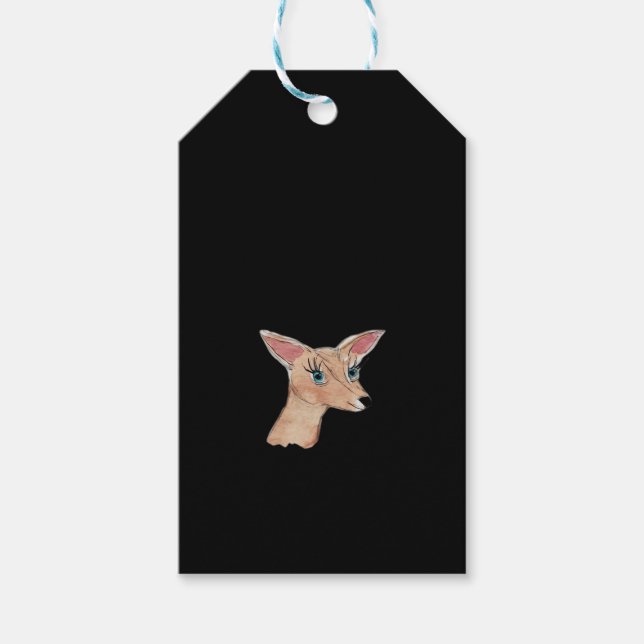Oh Deer Clean Modern  Gift Tags (Front)
