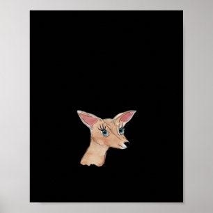 Oh Deer Clean Modern Poster