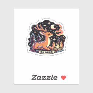 Oh Deer Contemporary Graphic Vibe