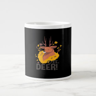 Oh Deer Creative Design  Large Coffee Mug