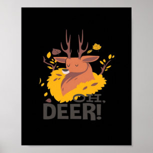 Oh Deer Creative Design Poster