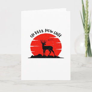 Oh Deer Cute Style Card