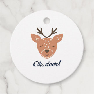 Oh Deer Deer Love Save The Deer Creative Design Favour Tags
