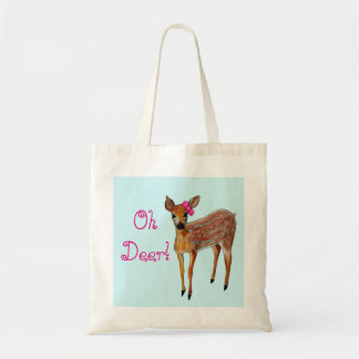 "Oh Deer" Fawn Tote Bag