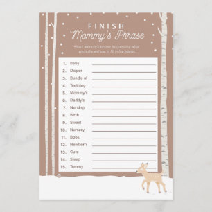 Oh Deer - Finish Mummy's Phrase Programme