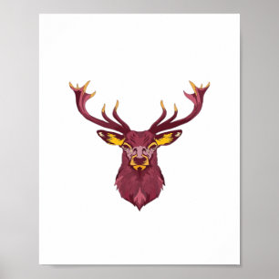 Oh Deer Fresh Modern Design Poster