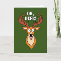 Oh, Deer Funny 40th Birthday Card