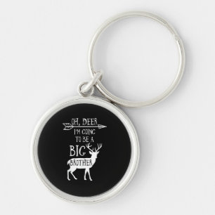 Oh Deer Going To Big Brother Christmas Announcemen Key Ring