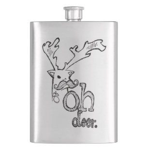Oh Deer Hip Flask