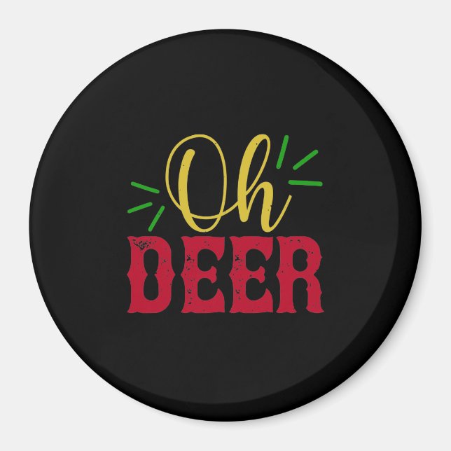 Oh Deer Magnet (Front)