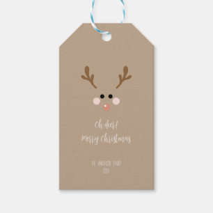 Oh deer! Merry Christmas Gift Tags