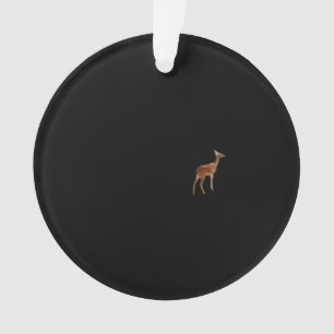 Oh Deer Minimal Design Acrylic Ornament