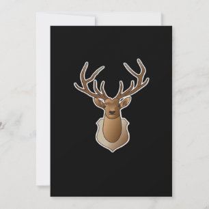 Oh Deer Minimal Design Holiday Card