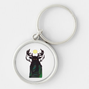 Oh Deer Minimal Design Key Ring