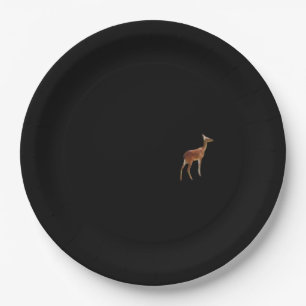 Oh Deer Minimal Design Paper Plate