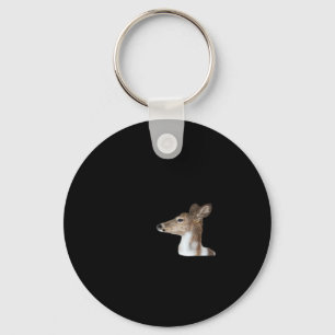 Oh Deer Minimal Modern Design Key Ring