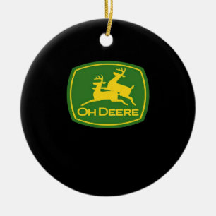 Oh Deer Minimal Modern Design Ornament