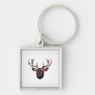 Oh Deer Minimal Style Key Ring