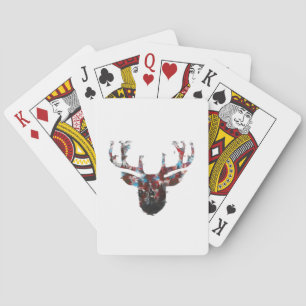 Oh Deer Minimal Style Playing Cards