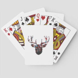 Oh Deer Minimal Style  Playing Cards