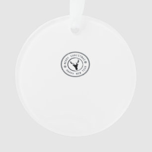 Oh Deer Modern Aesthetic Acrylic Ornament