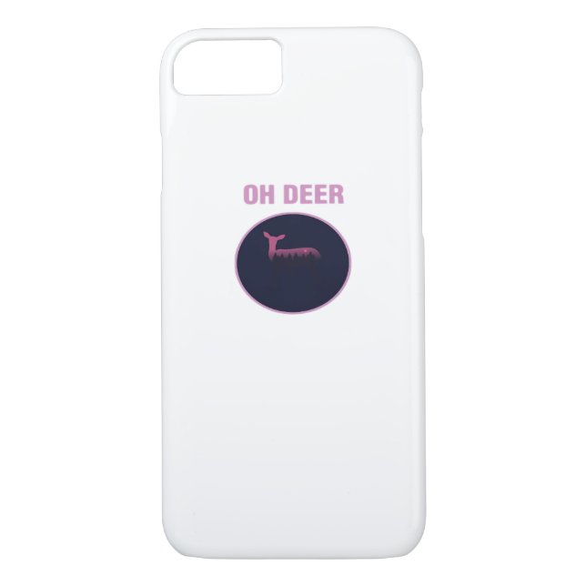 Oh Deer Modern Aesthetic  Case-Mate iPhone Case (Back)