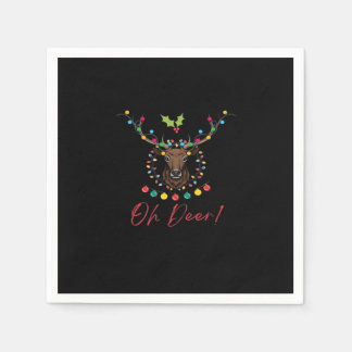 Oh Deer Modern Aesthetic Napkin