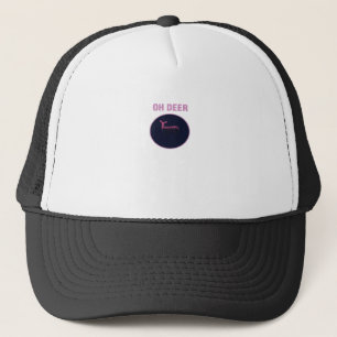 Oh Deer Modern Aesthetic Trucker Hat